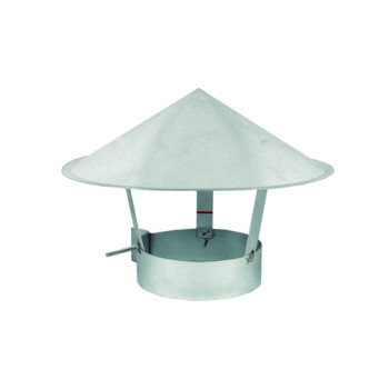 Chapéu chinês aço galvanizado 125 mm