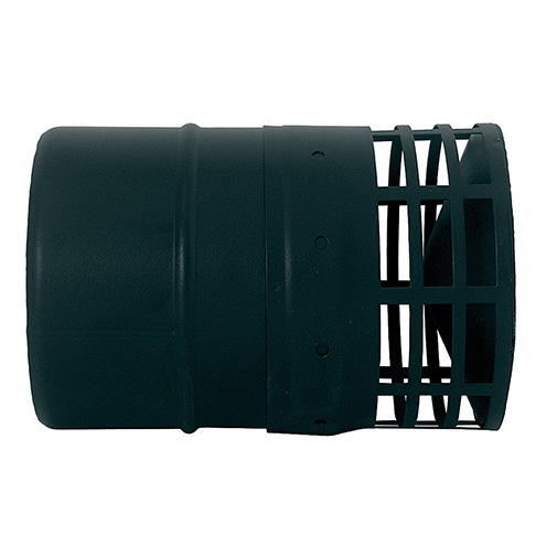 Chapéu rede parede simples inox 316L preto Expo inox 80 mm Chapéu rede parede simples inox 316L preto Expo inox 80 mm