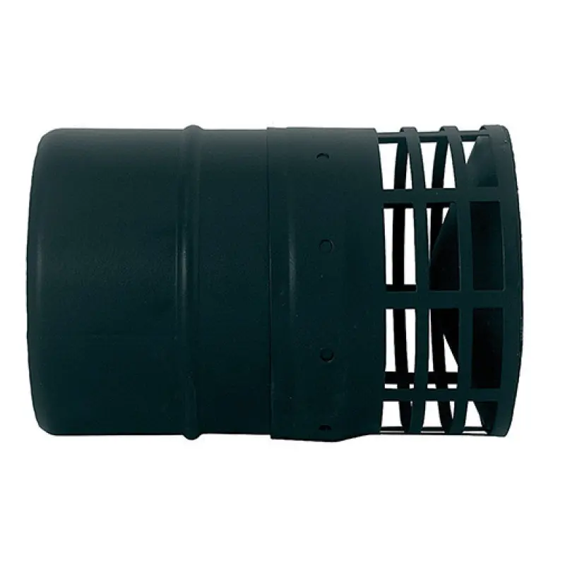 Chapéu rede parede simples inox 316L preto Expo inox 80 mm Chapéu rede parede simples inox 316L preto Expo inox 80 mm