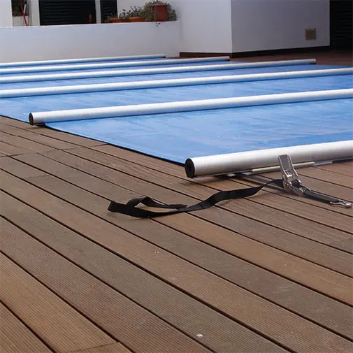 Cobertura segurança ECO 700 g/m2 azul/beje