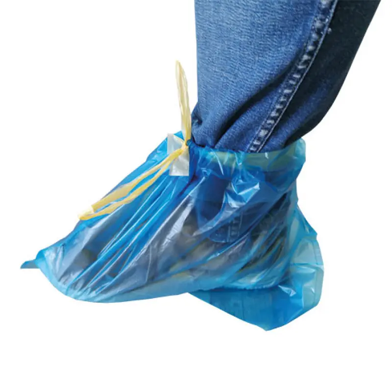 Cobre sapatos PEAD 300 x 400 mm azul (50 unidades) Cobre sapatos PEAD 300 x 400 mm azul (50 unidades)
