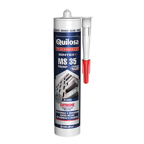 Cola e veda Quilosa Sintex MS-35 300 ml branco Cola e veda Quilosa Sintex MS-35 300 ml branco