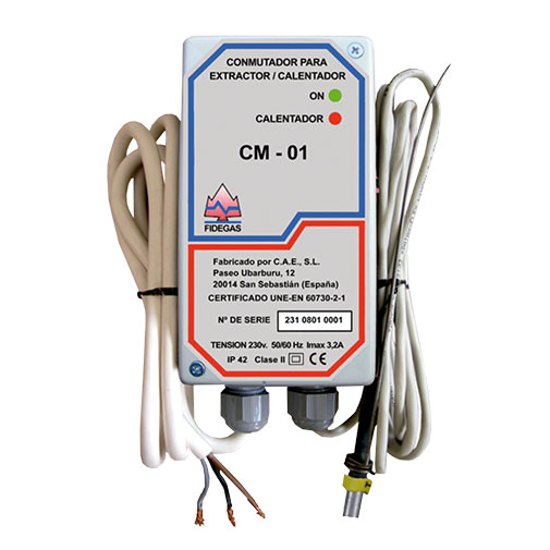 Comutador eletrónico Fidegas CM-01 Comutador eletrónico Fidegas CM-01