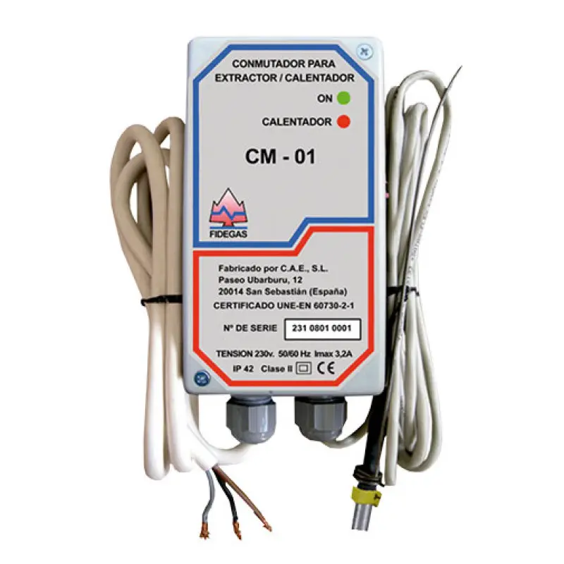 Comutador eletrónico Fidegas CM-01 Comutador eletrónico Fidegas CM-01