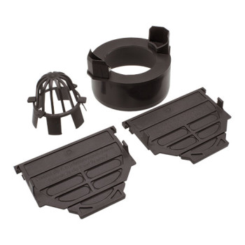 Conjunto acessórios Aco pretos para canal Hexaline