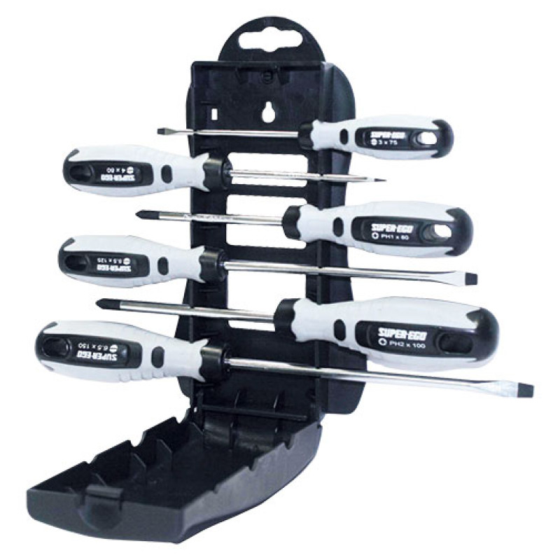 Conjunto Super-Ego com 6 chaves fendas Conjunto Super-Ego com 6 chaves fendas