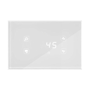 Controlador digital Insuatherm vidro branco para recuperador calor AQC e AQS Controlador digital Insuatherm vidro branco para recuperador calor AQC e AQS