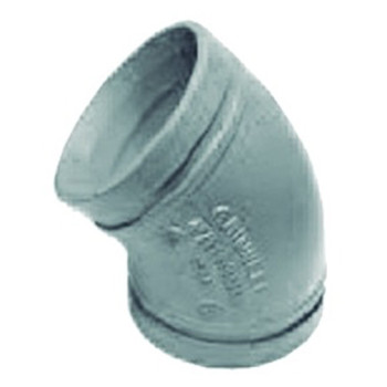 Curva 45º ranhurada Atusa 1.1/2"