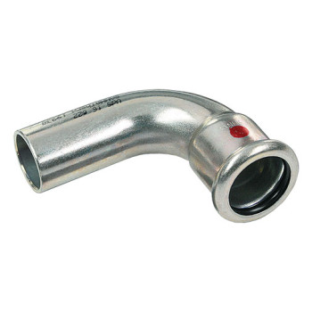 Curva 90º aço carbono press Sanha 54 mm MF