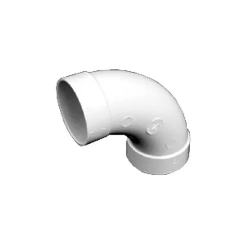 Curva 90º longa 50 mm FF branca Curva 90º longa 50 mm FF branca