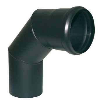 Curva 90º parede simples aço ferex Expo Inox 80 mm