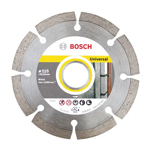 Disco corte diamante Standard Universal 115 mm Disco corte diamante Standard Universal 115 mm
