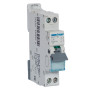 Disjuntor Hager MJT710 1P+N 10 A 1M com curva 4,5/6 kA