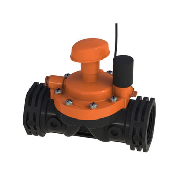 Eletroválvula nylon Copersa 2211T 1.1/2" com solenoide e regulação manual