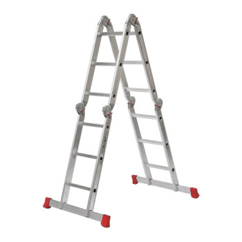 Escada multifunções/multiusos alumínio 4x3 degraus