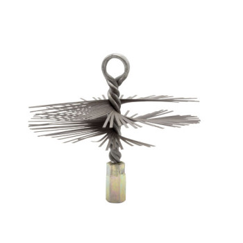 Escova limpa chaminés aço 200 mm