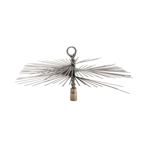 Escova limpa chaminés aço 250 mm quadrada Escova limpa chaminés aço 250 mm quadrada