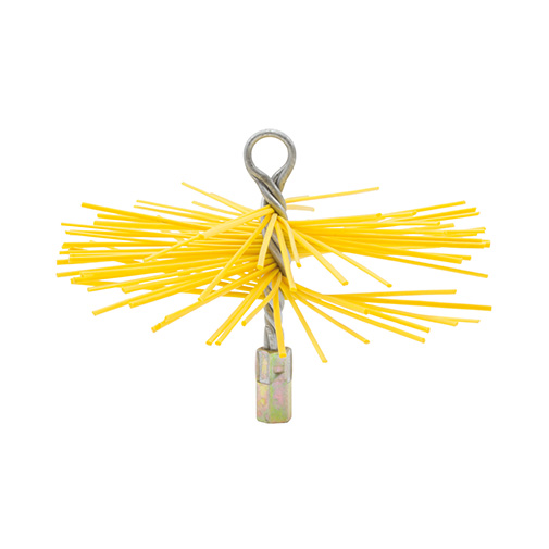Escova limpa chaminés nylon 180 mm Escova limpa chaminés nylon 180 mm
