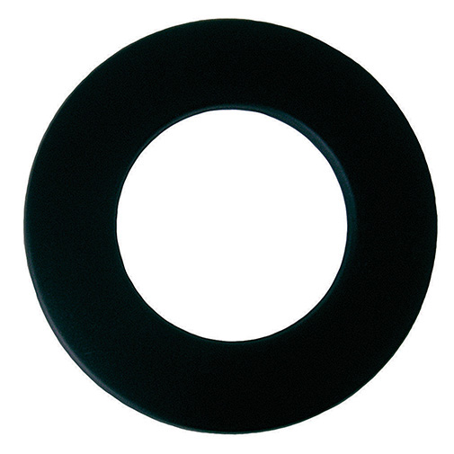 Espelho parede simples silicone preto Expo inox 80 mm Espelho parede simples silicone preto Expo inox 80 mm
