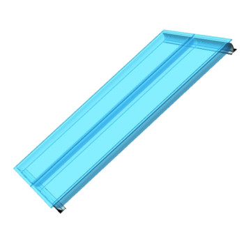 Estrutura aço galvanizado 2 paineis solares térmicos Wolf Topson para cobertura plana Estrutura aço galvanizado 2 paineis solares térmicos Wolf Topson para cobertura plana