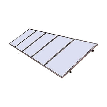 Estrutura alumínio 3 painéis Wolf 2,3 m2 para cobertura inclinada Estrutura alumínio 3 painéis Wolf 2,3 m2 para cobertura inclinada