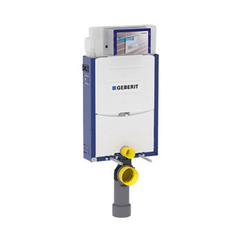 Estrutura interior Geberit Kombifix com autoclismo Sigma 120 mm