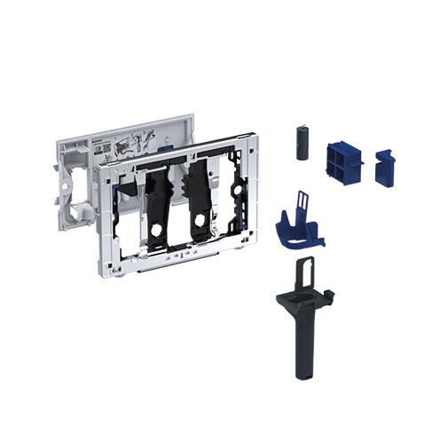 Gaveta para Geberit DuoFresh Stick, para autoclismos de interior Sigma 8 cm: Cromado brilhante Gaveta para Geberit DuoFresh Stick, para autoclismos de interior Sigma 8 cm: Cromado brilhante