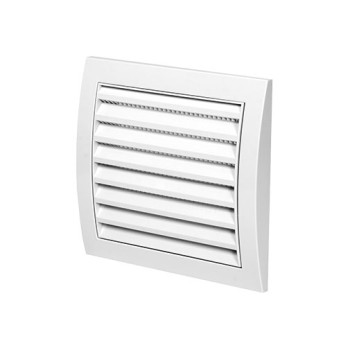 Grelha Design N12 190 x 190 mm branca com inspeção