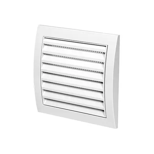 Grelha Design N12 190 x 190 mm branca com inspeção Grelha Design N12 190 x 190 mm branca com inspeção