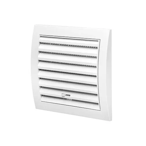 Grelha Design N12R 190 x 190 mm branca com inspeção