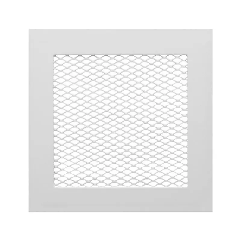 Grelha Eco 120 x 120 mm branca com aro Grelha Eco 120 x 120 mm branca com aro