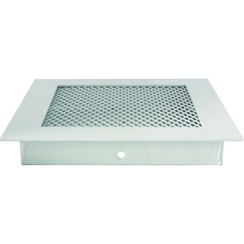 Grelha Eco 350 x 350 mm branca com aro