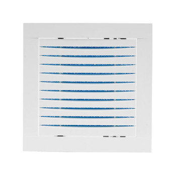 Grelha HR1515 150 x 150 mm branca com filtro limpeza