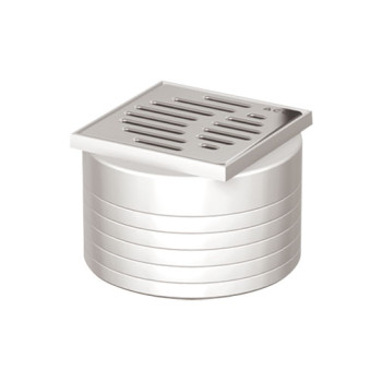 Grelha inox Aco Easyflow 100 x 100 mm