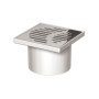 Grelha inox Aco Easyflow 150 x 150 mm