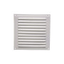 Grelha persiana alumínio 200 x 200 mm branca
