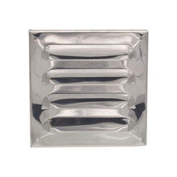 Grelha persiana inox 150 x 150 mm