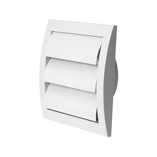 Grelha persiana ND10Z 150 x 150 x 100 mm branca