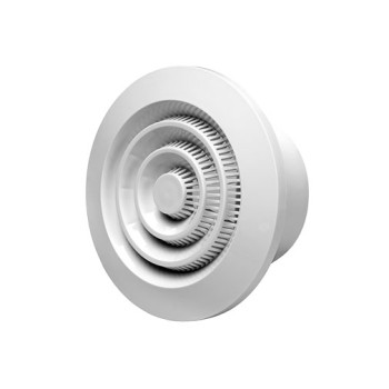 Grelha redonda NGA80 80 mm branca