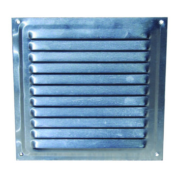 Grelha ventilação persiana alumínio 200 x 200 mm