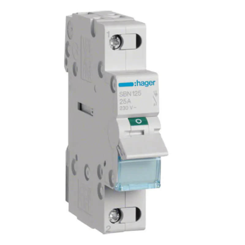 Interruptor Hager SBN440 4P 40 A Interruptor Hager SBN440 4P 40 A