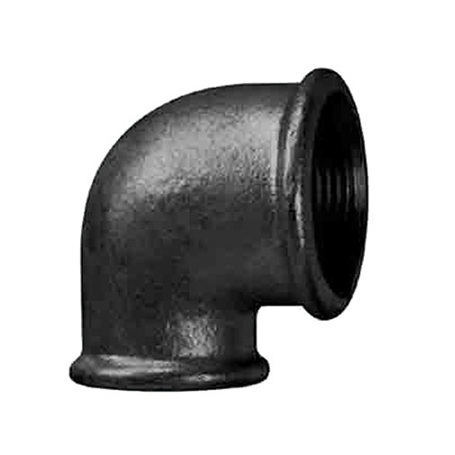 Joelho 90º ferro preto Atusa 1.1/2" F Joelho 90º ferro preto Atusa 1.1/2" F