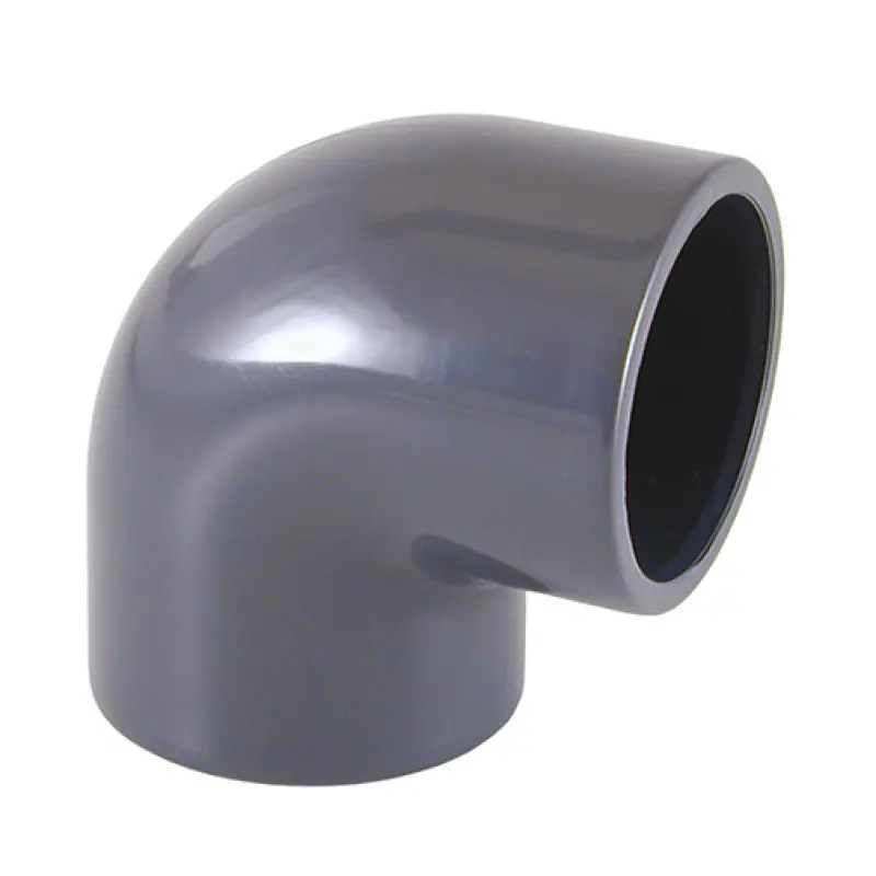 Joelho 90º PVC 63 mm x 2" F para colar/roscar