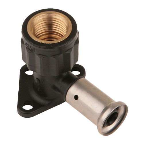 Joelho sintético press Henco 26 mm x 3/4" F com pater Joelho sintético press Henco 26 mm x 3/4" F com pater