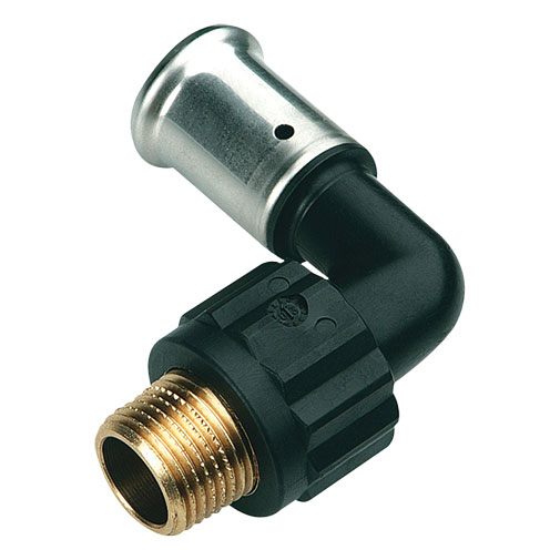 Joelho sintético press Henco 26 mm x 3/4" M Joelho sintético press Henco 26 mm x 3/4" M