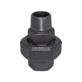 Junção ferro preto Atusa 1.1/4" MF com sede cónica