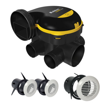 Kit Aldes VMC Easyhome Auto com terminais Bip Kit Aldes VMC Easyhome Auto com terminais Bip