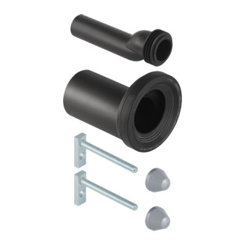 Kit de ligação Geberit para sanita suspensa, com material de fixação, com desnível: d=90mm, d1=45mm