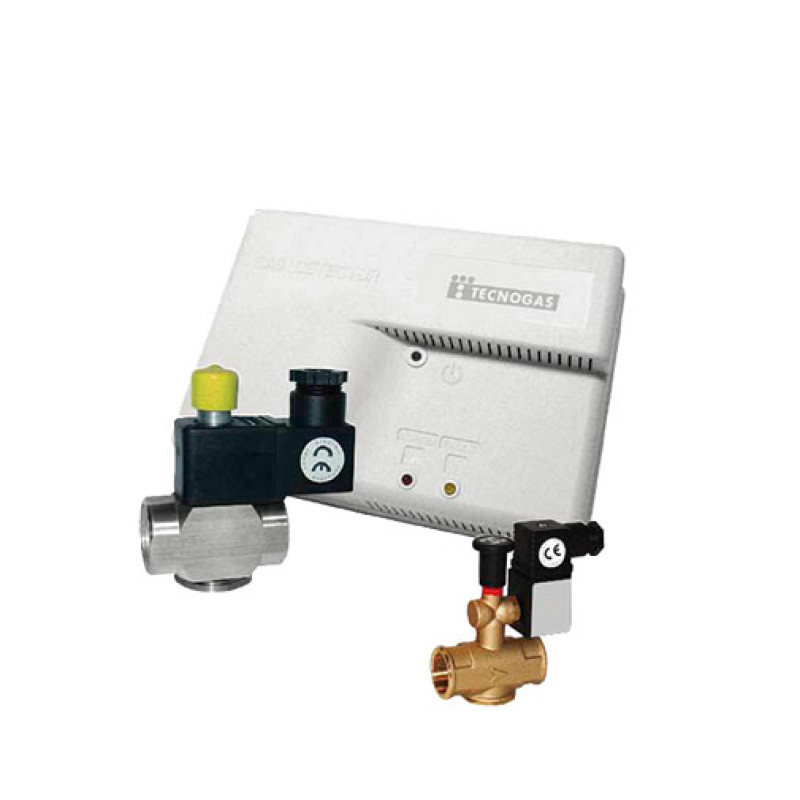 Kit deteção gás N.A. 230 Vac 3/4" GPL Kit deteção gás N.A. 230 Vac 3/4" GPL