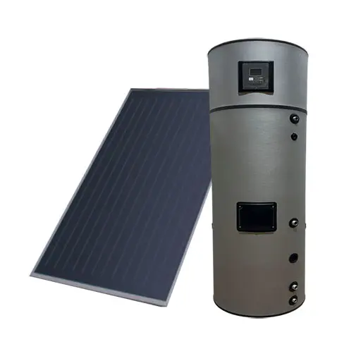 Kit solar térmico forçado Insuatherm Atlantis 2600 e bomba calor AQS 270 L Aquafree II 1 serpentina